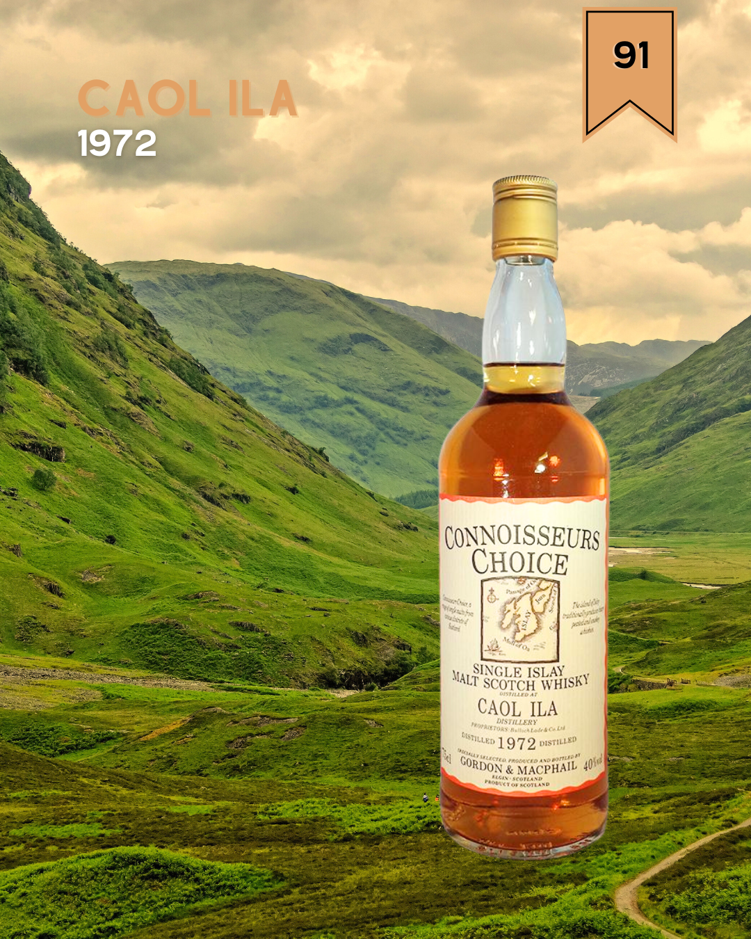Caol Ila 1972 and Bruichladdich 2004