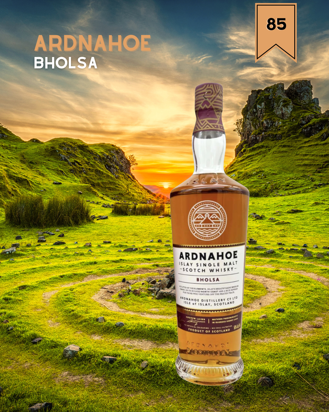 Ardnahoe, Bowmore and Laphroaig