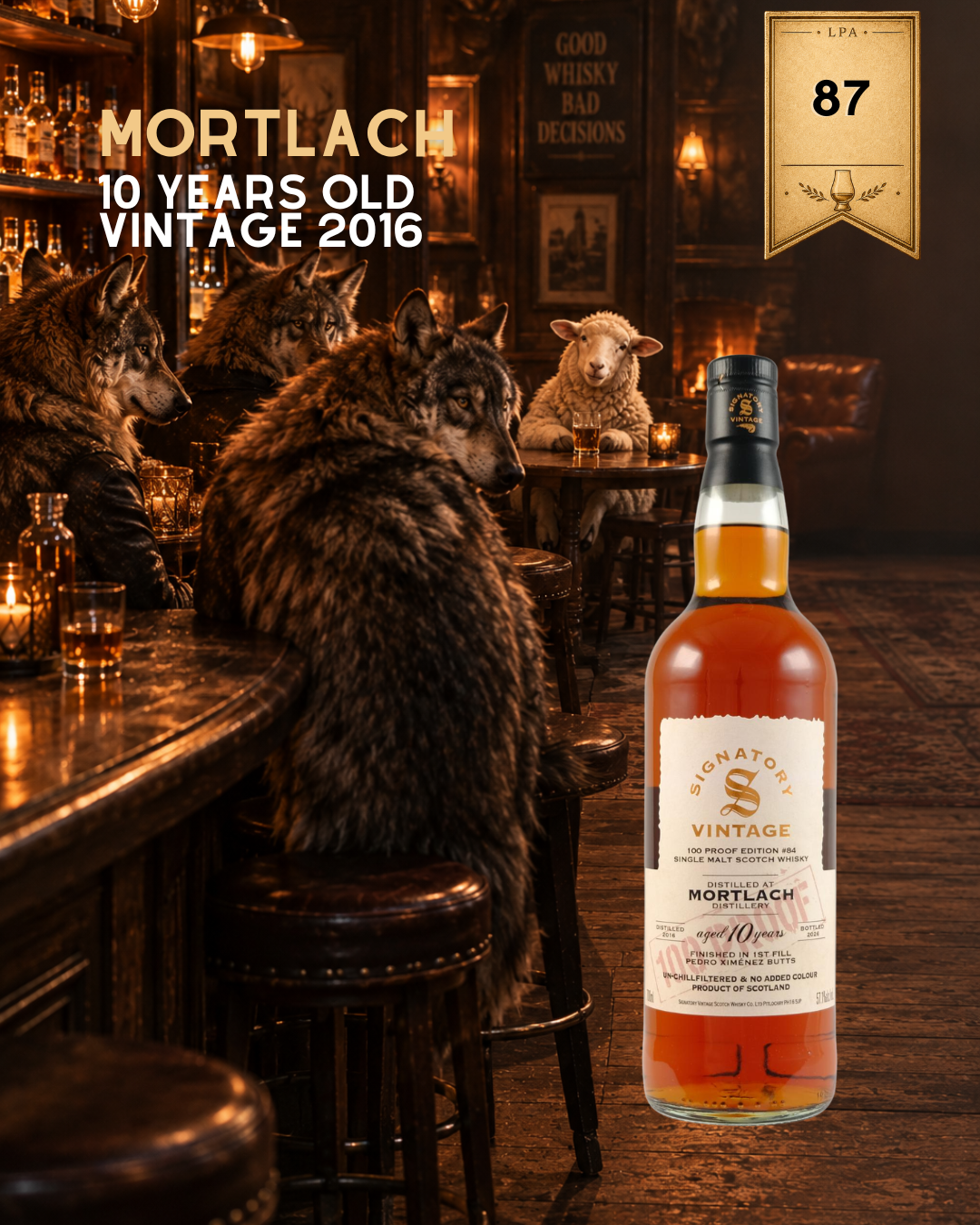 Mortlach sherry vs bourbon