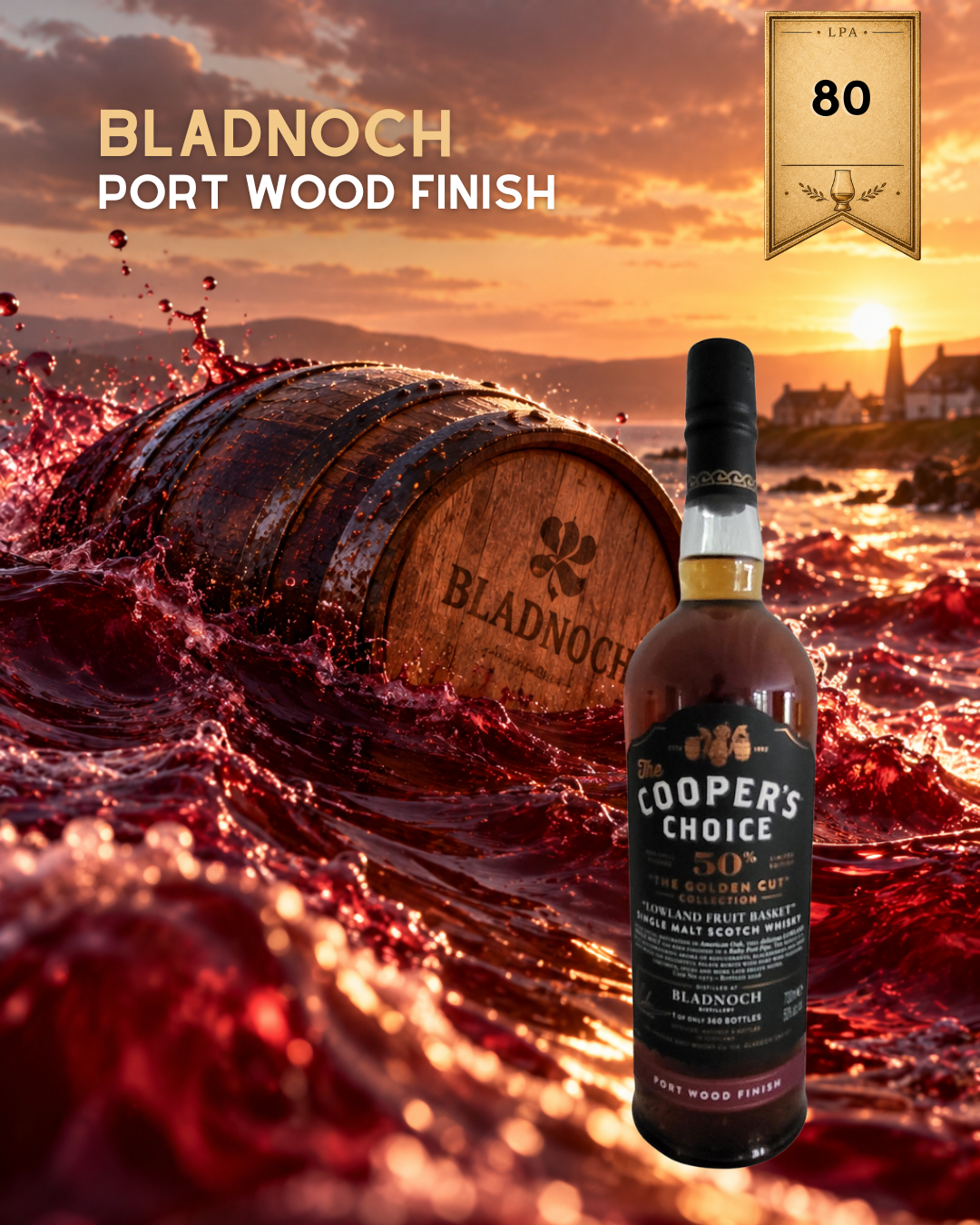 Bladnoch Port Wood finish